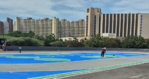 90 % de ejecución: El renovado Patinódromo de La Vereda del Lago II está cerca de su inauguración
