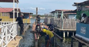 Rehabilitación de caminerías en Palafitos de Santa Rosa de Agua alcanza 40% de avance