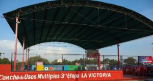 Otro espacio para el deporte: Alcaldía de Maracaibo renovó la cancha en La Victoria 3era etapa