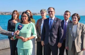 Presidenta Delcy: «Regreso con muchas ilusiones y proyectos por la prosperidad y el bienestar de Venezuela toda”.