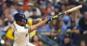 Tercer juego multijonrón de Jackson Chourio