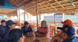 Alcaldía en operativo de fiscalización y concienciación en paradores Turísticos de Santa Rosa de Agua