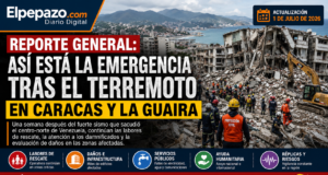 Situación actual del terremoto en Caracas, La Guaira y zonas cercanas