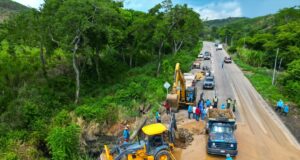 Gobernación inició trabajos de nuevo alcantarillado de 24 metros lineales en el sector El Venado de la carretera Lara-Zulia
