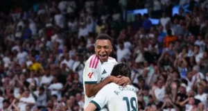 Mbappé con doblete guió a Real Madrid sobre Rayo Vallecano