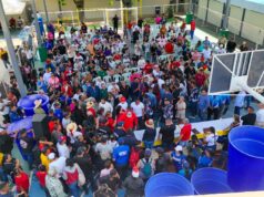 Gobernador Luis Caldera entregó 500 tanques de agua a Comuna Hugo Chávez en San Francisco