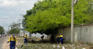 Cercano a Mercamara: Despliegan jornada de saneamiento ambiental en el distribuidor La Chinita