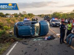 Aparatoso Vuelco en La Concepción: Conductor resulta lesionado tras aparatoso accidente vial en el Zulia