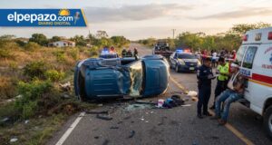 Aparatoso Vuelco en La Concepción: Conductor resulta lesionado tras aparatoso accidente vial en el Zulia