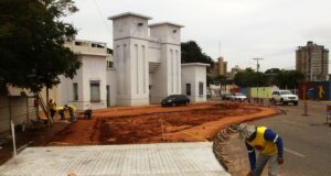 Nueva plazoleta del Estadio «Alejandro Borges» empieza a tomar forma con un diseño moderno