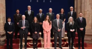Messi en recepción formal con la Princesa Leonor antes de recibir el Premio Princesa de Asturias